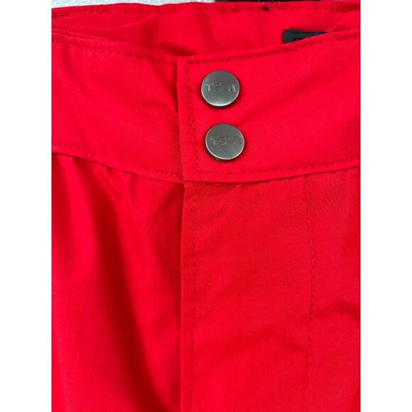 Tesla Gear TSLA Womens Red Insulated Cargo Snow Pants Adj Waist - Picture 6 of 14